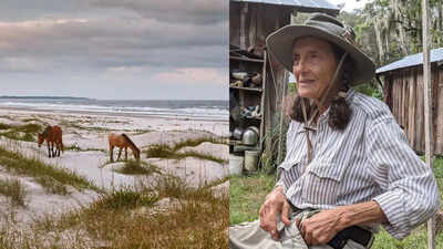 Meet Carol Ruckdeschel: The 84-year-old woman who chose to live alone on a wild island filled with snakes, horses and devoted life to nature | World News