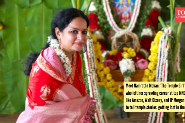 Meet Namratha Mohan: 'The Temple Girl' who left her sprawling career at top MNCs like Amazon, Walt Disney, and JP Morgan to tell temple stories, getting lost in time