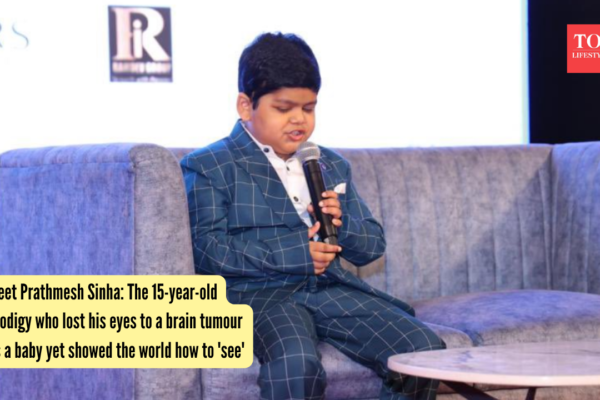 Prathamesh Sinha: Meet Prathmesh Sinha: The 15-year-old prodigy who lost his eyes to a brain tumour as a baby yet showed the world how to 'see'