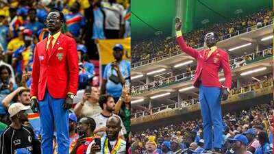 DR Congo's 90-minute 'standing superfan' Michel Nkuka Mboladinga finally gets his FIFA World Cup moment | Football News