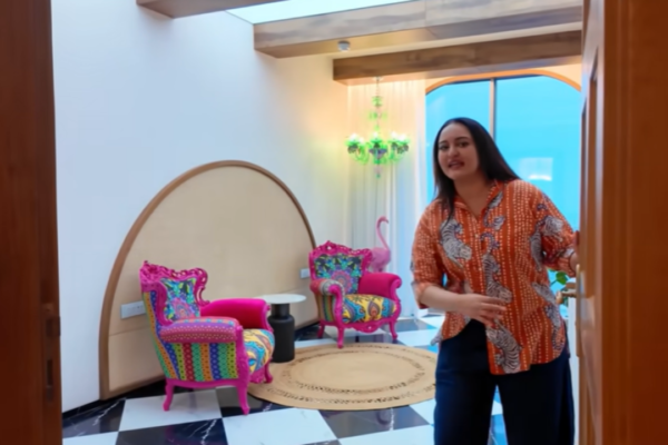 Sonakshi Sinha House: Sonakshi Sinha and Zaheer Iqbal's penthouse is a relaxing abode of minimalism with bright bohemian colours: Art inspirations to steal