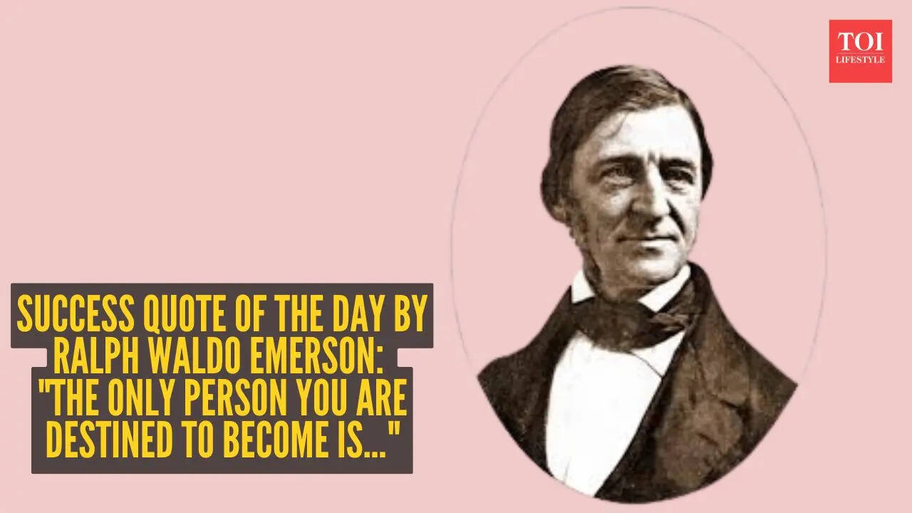 The only person you are destined to become is...