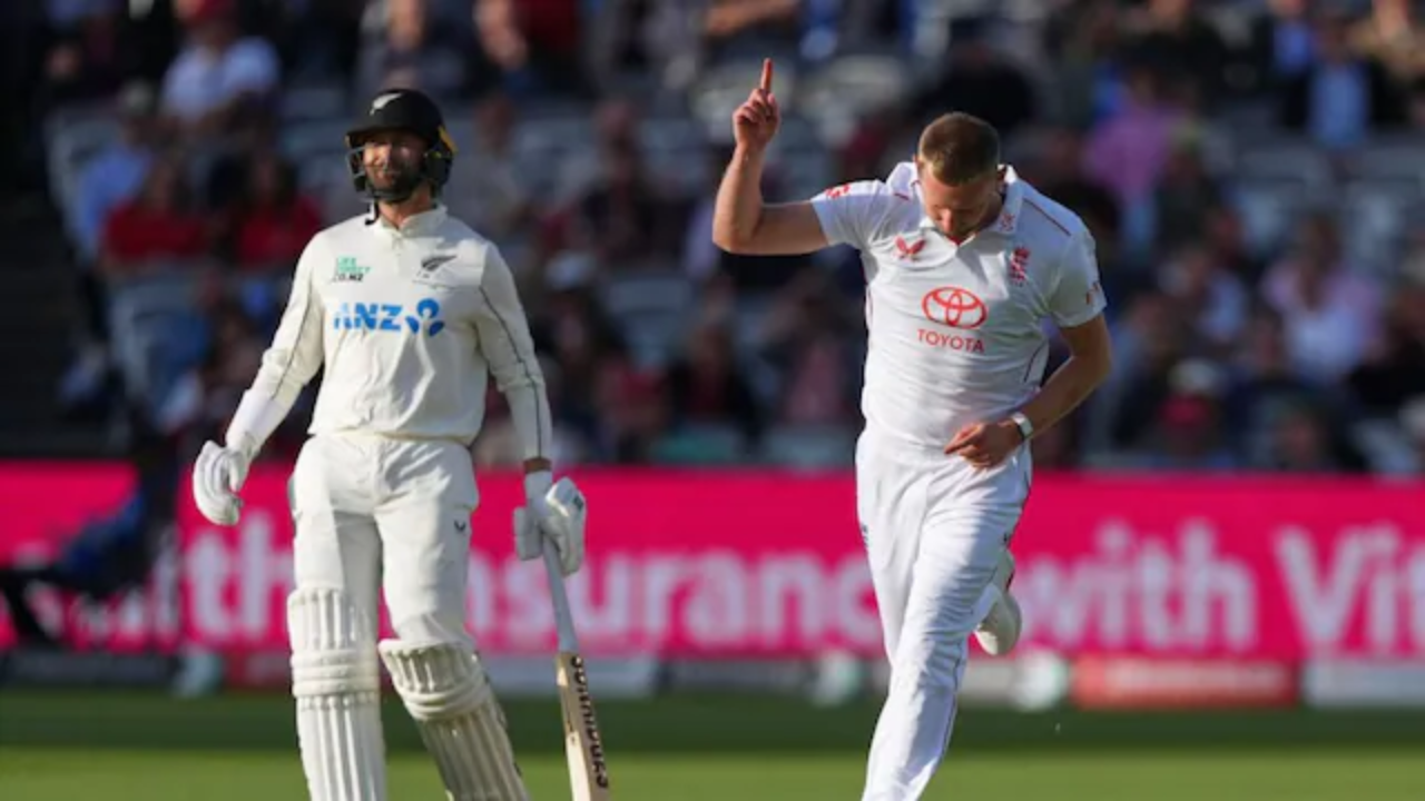 New Zealand 36/3 in 11.5 Overs | ENG vs NZ Live Score, 1st Test 2026: Ben Stokes' England on brink of Lord's win as rain threatens day 3 finale