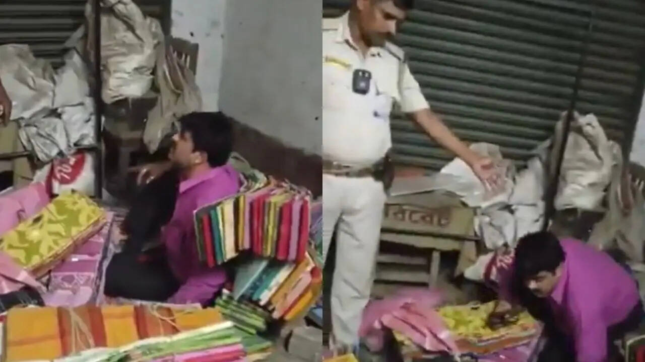 TMC worker accused of extortion hides under pile of sarees in Howrah godown to avoid arrest | Kolkata News