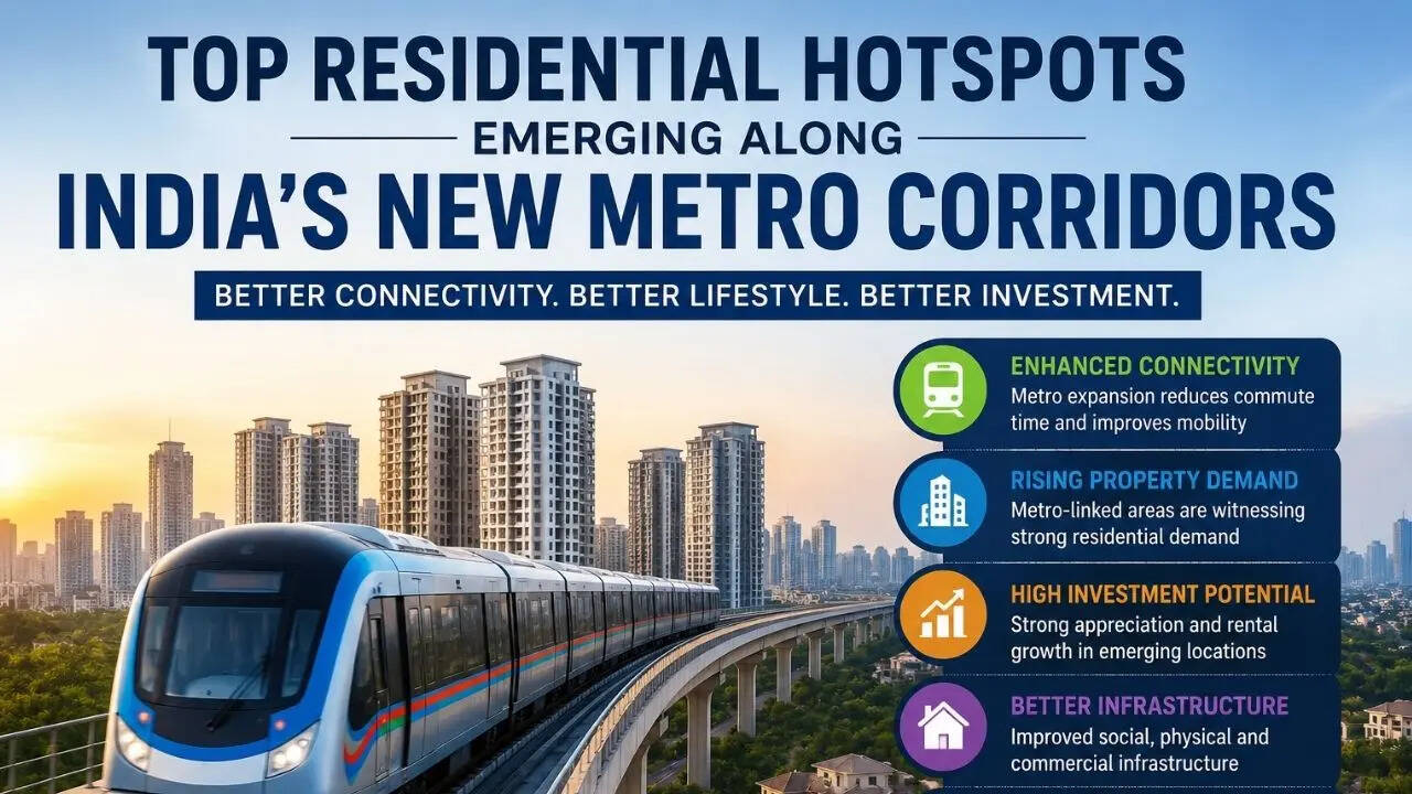 Top residential hotspots emerging along India's new metro corridors
