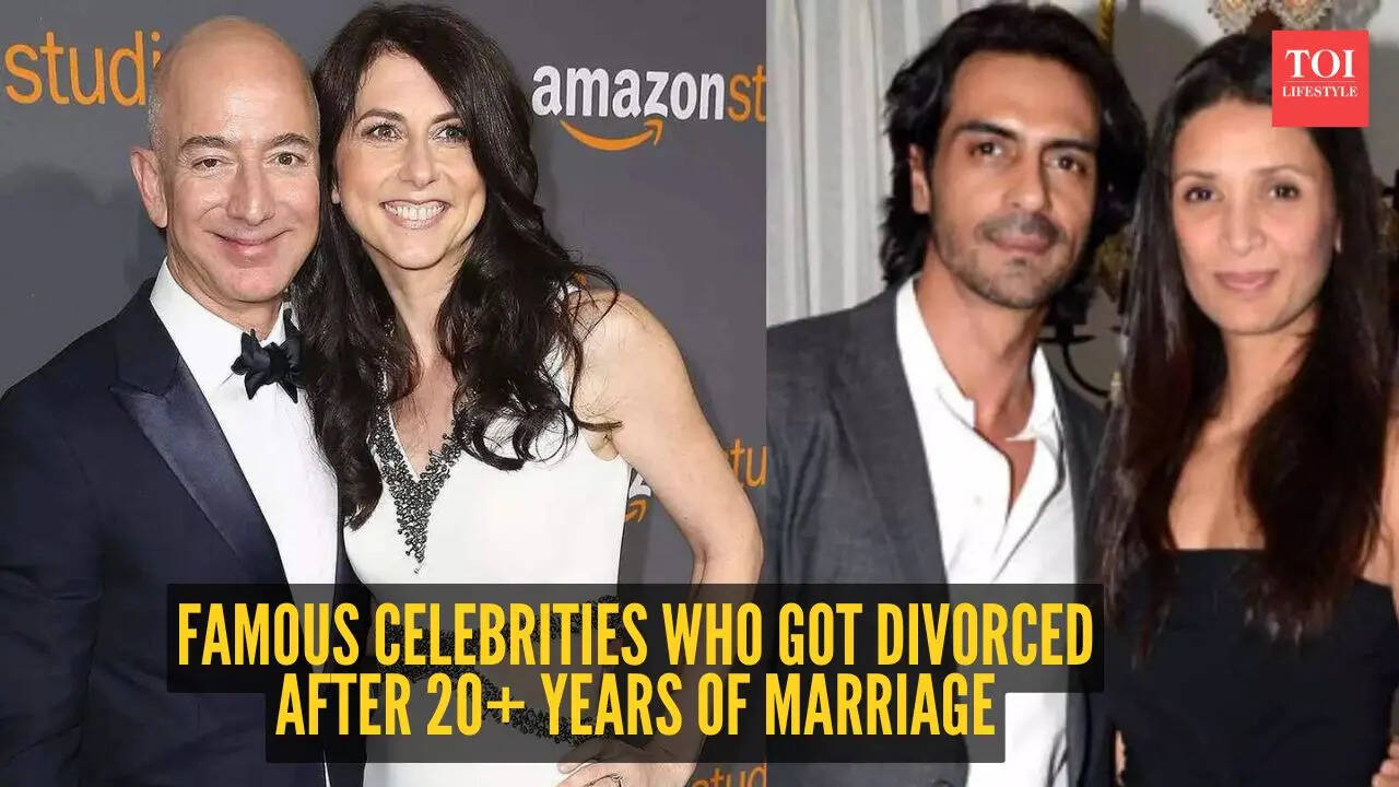 7 famous celebrities who got divorced after 20+ years of marriage