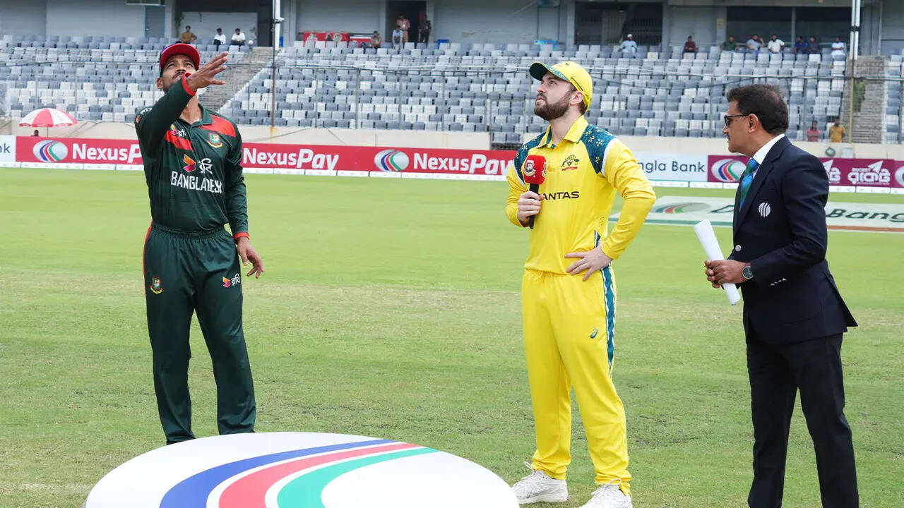 Bangladesh 41/1 in 7.0 Overs | BAN vs AUS Live Score, 3rd ODI: Bangladesh opt to bat against Australia
