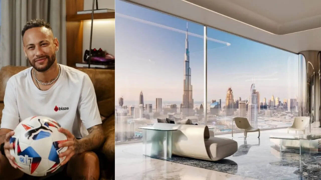Neymar Jr.’s ₹450 crore Dubai penthouse is all about his football success, a unique private car lift, and stellar Burj Khalifa views