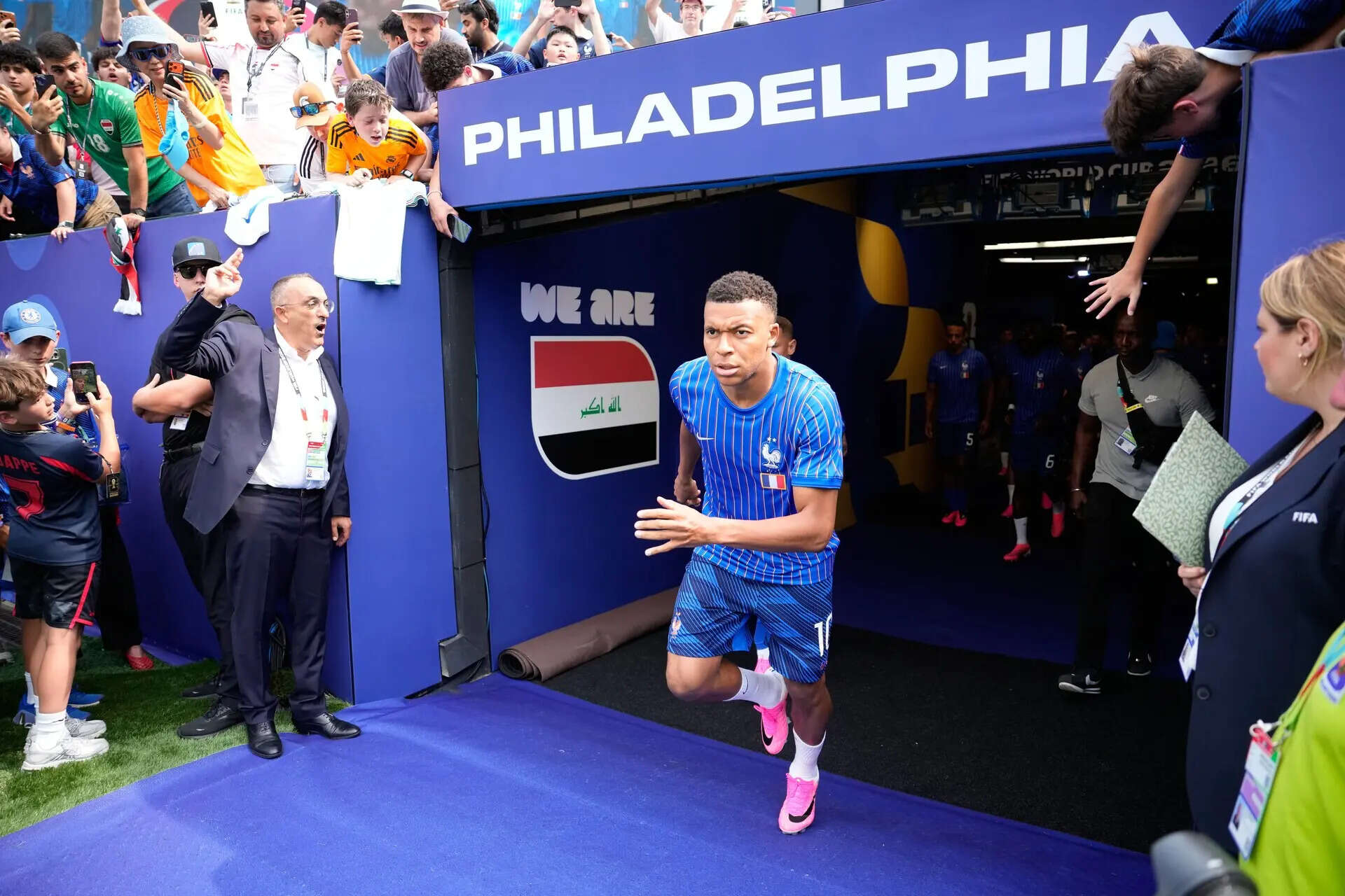 France vs Iraq, FIFA World Cup 2026 Live Score: Rain pours in Philadelphia as France lead Iraq after Mbappe’s early strike