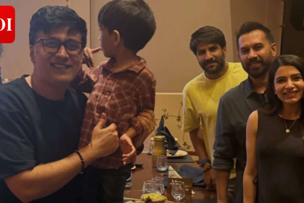 Samantha Ruth Prabhu: Mom-to-be Samantha Ruth Prabhu attends Rahul Ravindran's birthday bash: 'MIB' actress turns heads in a chic black outfit | Tamil Movie News