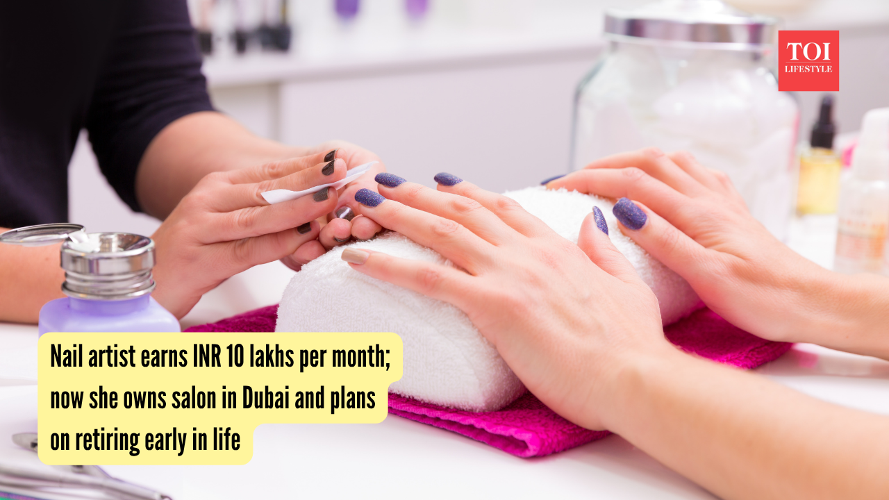 Nail artist earns INR 10 lakhs per month; now she owns salon in Dubai and plans on retiring early in life