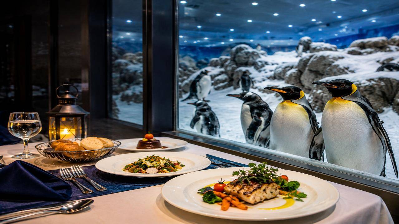 Dining With Penguins In Dubai: A meal with penguins amid snow: The unusual travel experience you didn’t know existed in Dubai