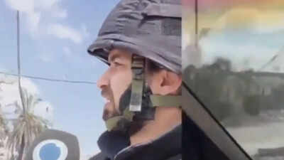 Hadi Hoteit: Watch: Lebanese journalist attacked by Israeli drones while reporting