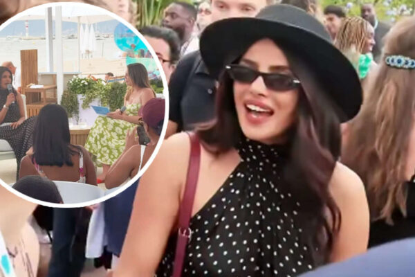 Priyanka Chopra shares her thoughts on 'building legacy'; makes a style statement in polka-dots at Cannes event - WATCH﻿ |