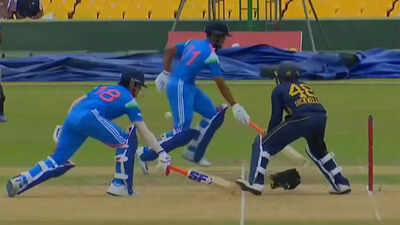 Watch: Bat blocked by Dickwella's foot? Priyansh Arya's freak run-out triggers fan debate | Cricket News