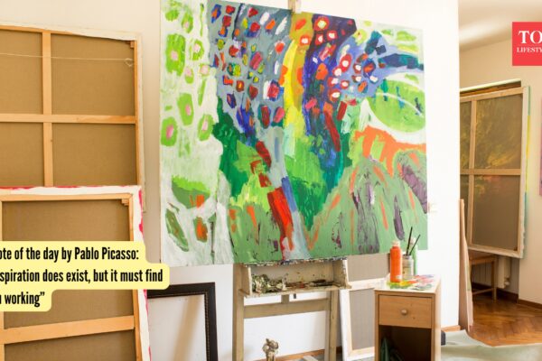 Quote of the day by Pablo Picasso: “Inspiration does exist, but it must find you working”