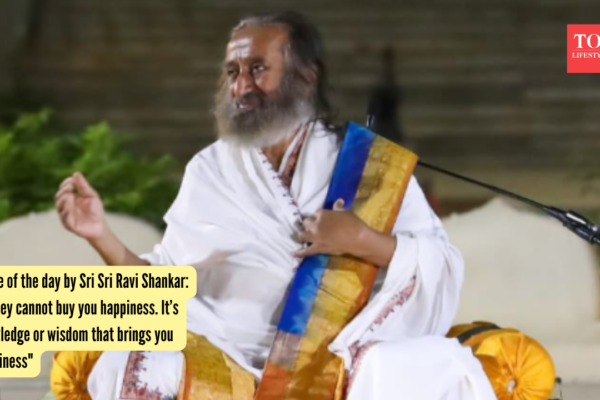 Quote of the day by Sri Sri Ravi Shankar: "Money cannot buy you happiness. It’s knowledge or wisdom that brings you happiness"