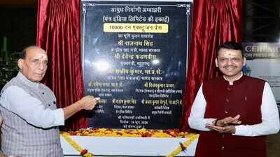 'India must take control of security-related necessities': Rajnath Singh after 'bhoomi pujan' for aluminium extrusion press in Nagpur | India News