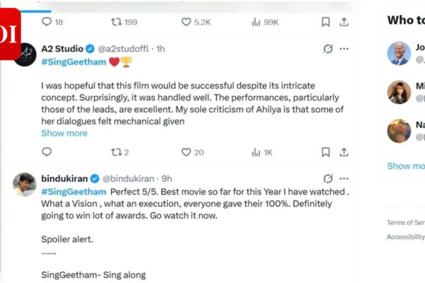 'Sing Geetham' Twitter review: Netizens applaud Singeetham Srinivasa Rao's return; Hail DSP's career-best work | Telugu Movie News
