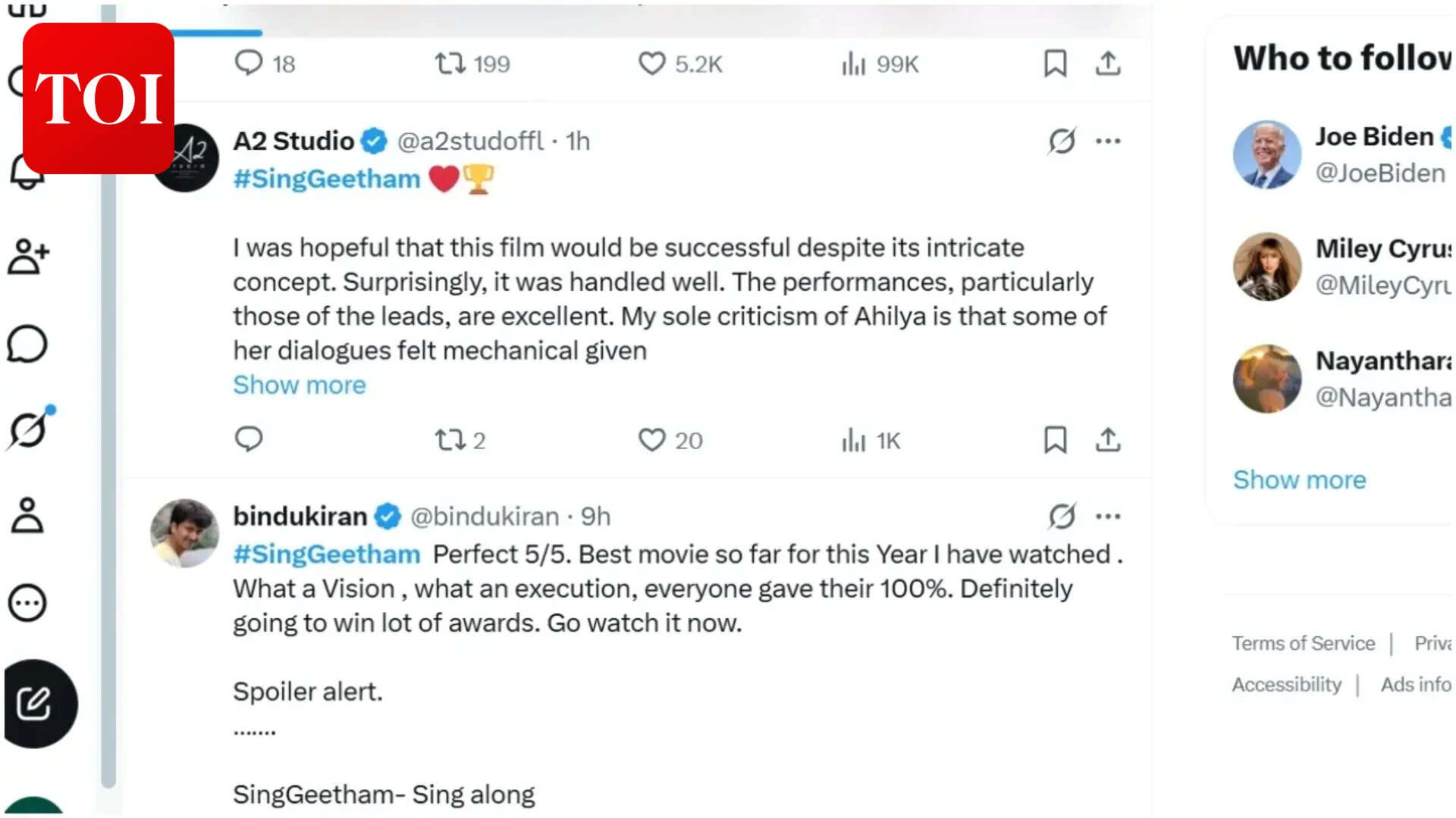 'Sing Geetham' Twitter review: Netizens applaud Singeetham Srinivasa Rao's return; Hail DSP's career-best work | Telugu Movie News