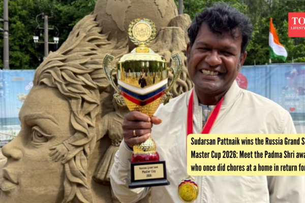 Sudarsan Pattnaik wins the Russia Grand Sand Master Cup 2026: Meet the Padma Shri awardee, who once did chores at a home in return for food