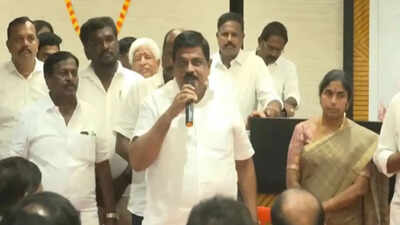 Big blow to AIADMK: Over 300 members join TVK, cite inability to serve public effectively | Chennai News