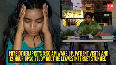 ‘Didi break lete bhi ho ya nahi’: Physiotherapist's 3:50 am wake-up, patient visits and 12-hour UPSC study routine leaves internet stunned