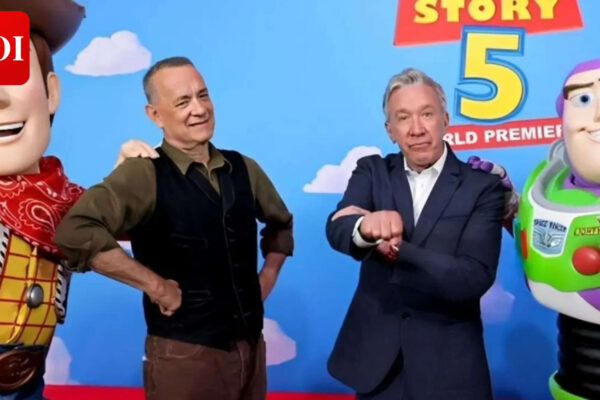 Toy Story 5: Tim Allen, Joan Cusack bring families to 'Toy Story 5' premiere as Taylor Swift makes surprise appearance | English Movie News
