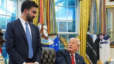 Is Zohran Mamdani sitting beside Trump at Knicks game? Videos of his MSG arrival emerge