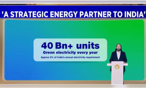 RIL aims to generate 40 billion units of green energy every year, Anant Ambani says at AGM
