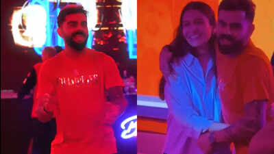 'One felt nice, we did it twice': Virat Kohli dons special T-shirt, dances with Anushka Sharma after RCB's IPL 2026 title win - WATCH | Cricket News