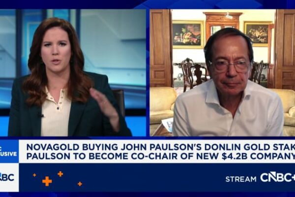 John Paulson says we are in early stages of a long-term bull market for gold