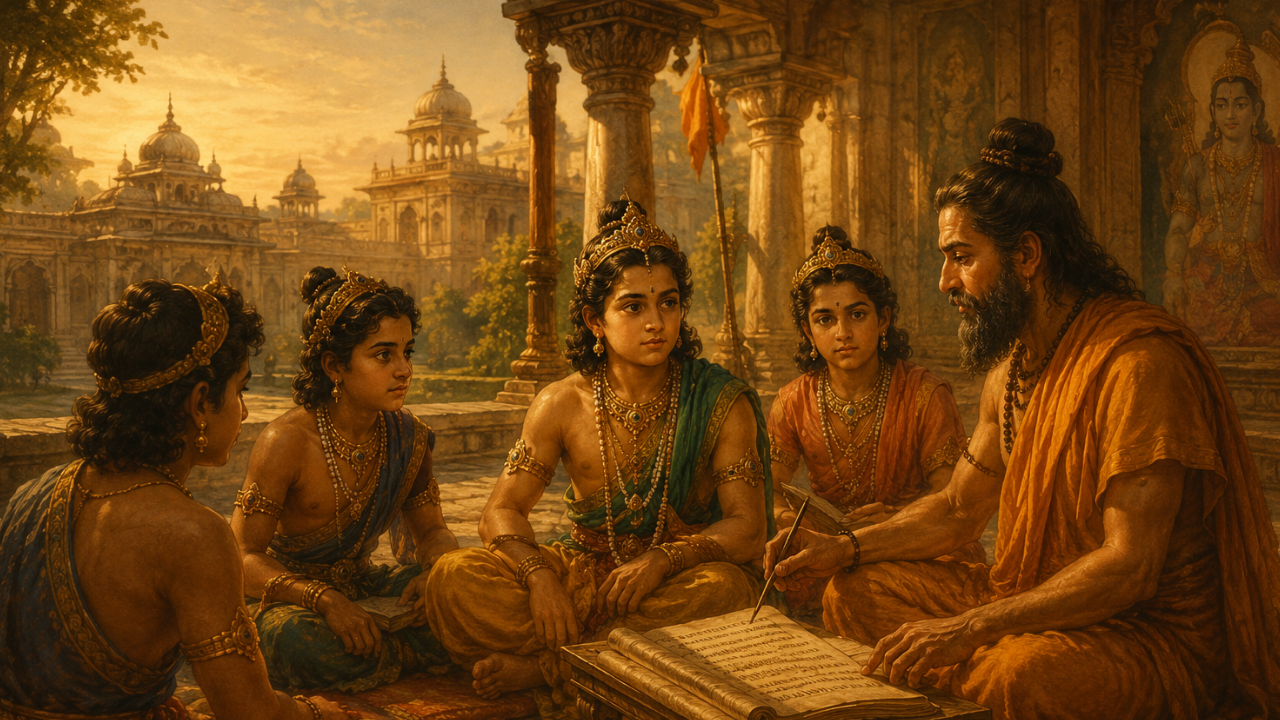 How princes and princesses were raised in ancient India: A childhood shaped by duty, not privilege