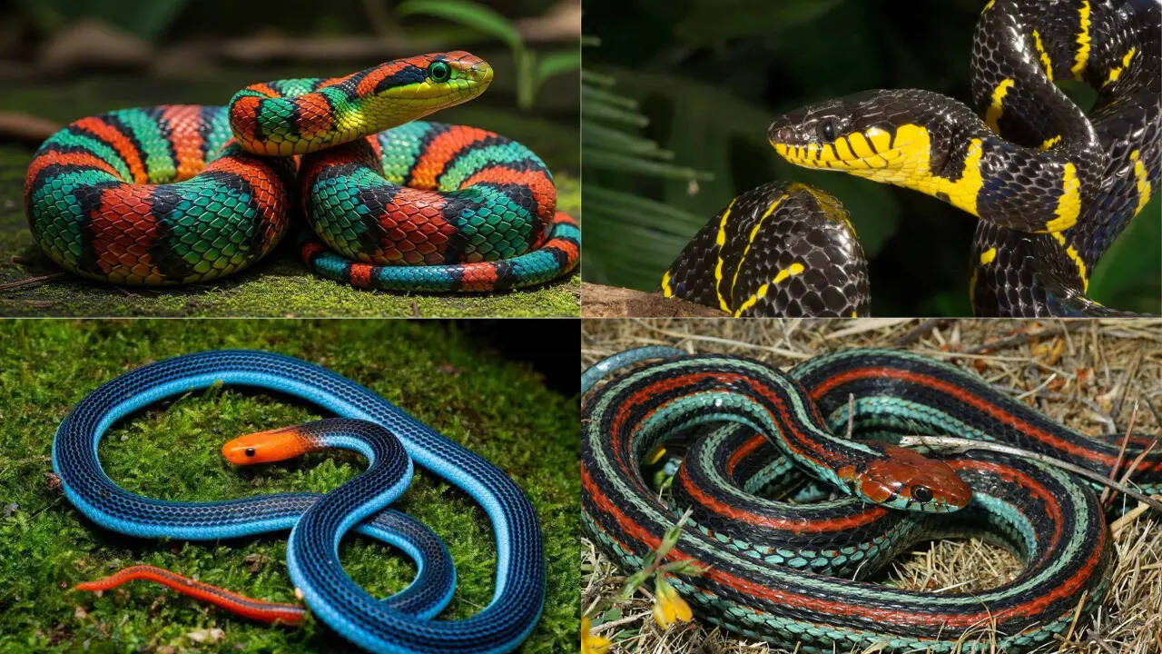 Snakes with the most vibrant colours and patterns in the animal kingdom