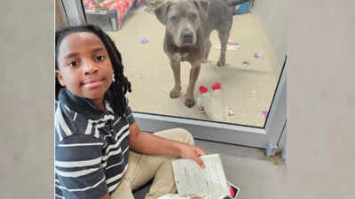 An 11-year-old boy is bringing storytime to shelter animals, reading to dogs and cats so they feel calmer while waiting for forever homes
