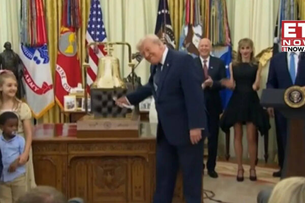 Trump rings New York Stock Exchange and Nasdaq opening bell from Oval Office to launch Trump accounts - Markets