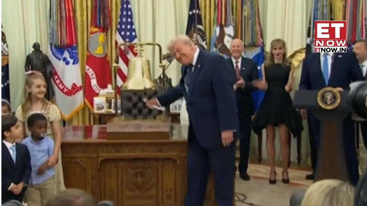Trump rings New York Stock Exchange and Nasdaq opening bell from Oval Office to launch Trump accounts - Markets