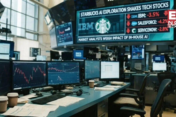 US stocks: Why did IBM, Salesforce, ServiceNow shares fall after report of Starbucks AI exploration? - Markets