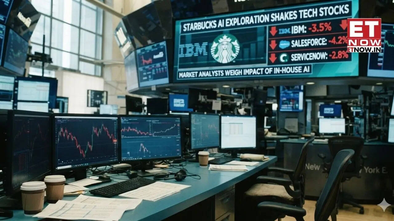 US stocks: Why did IBM, Salesforce, ServiceNow shares fall after report of Starbucks AI exploration? - Markets