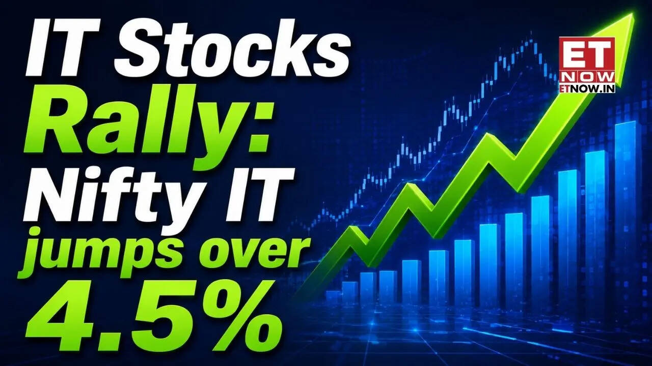 IT Stocks Rally: Nifty IT jumps over 4.5% as TCS leads sector-wide surge - Details - Markets