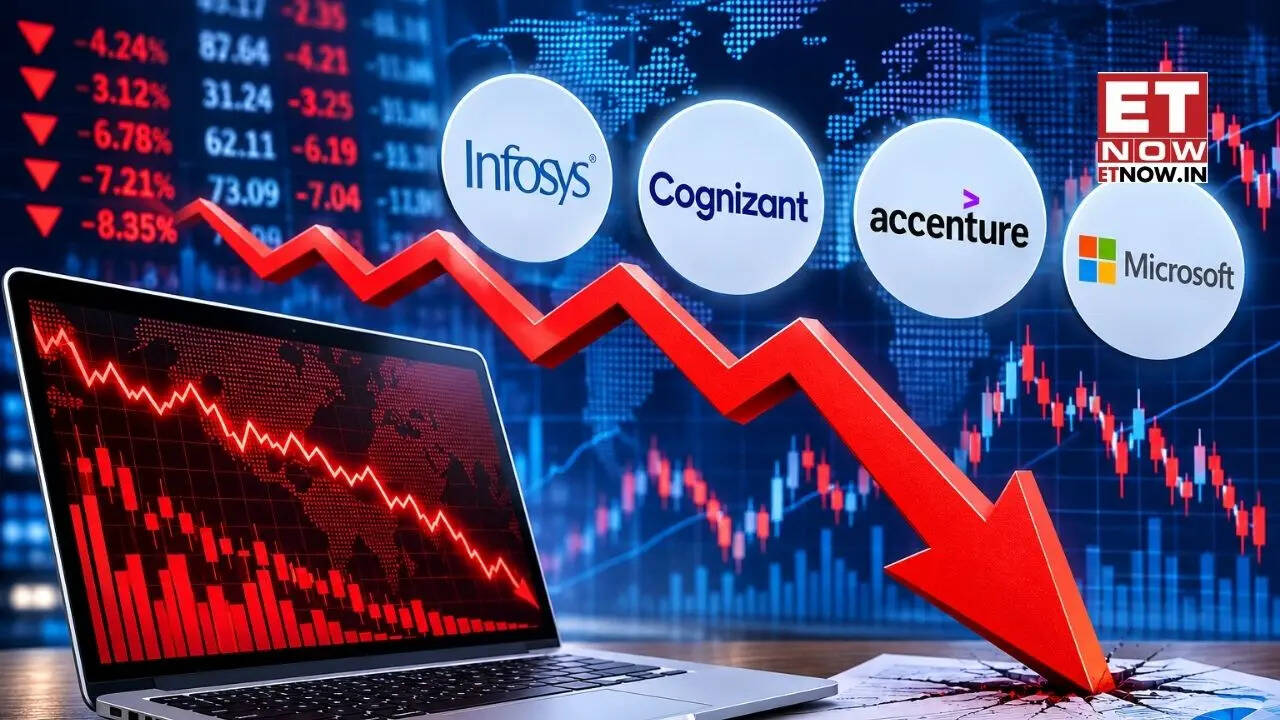 US stock market: IBM share crashes 25%, Infosys 7.2%, Cognizant, Accenture also slide - Why AI spending is hammering IT stocks - Markets
