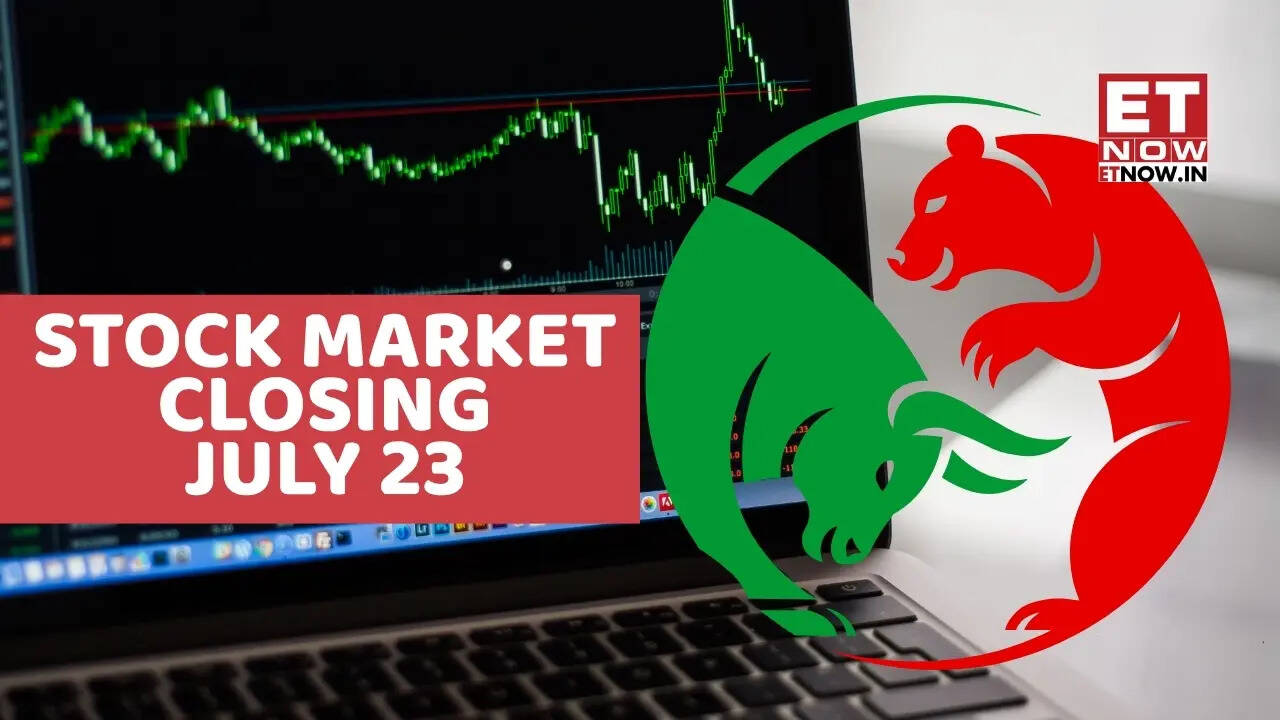 Stock Market Closing Today, July 23: Bears grip D-street! Sensex ends 364 pts lower, Nifty below 23,900; Oil and Gas, PSU Bank stocks drag - Markets