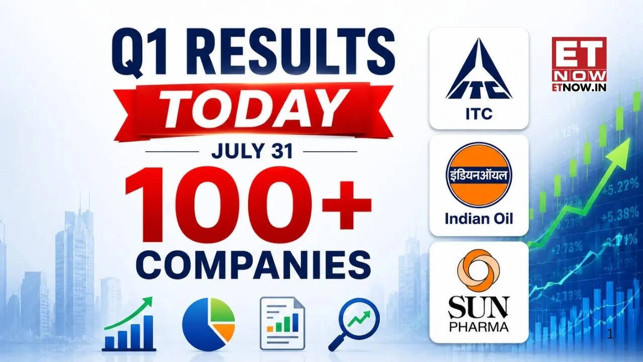 Q1 Results Today: ITC, Maruti Suzuki, Sun Pharma, Indian Oil, Gail, Bajaj Finserv among 100+ quarterly earnings on July 31 - Markets