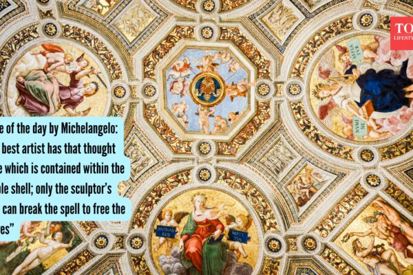 Michelangelo Quote: Quote of the day by Michelangelo: “The best artist has that thought alone which is contained within the marble shell; only the sculptor’s hand can break the spell to free the figures”