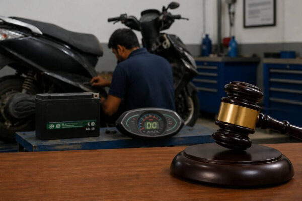 Consumer court orders new battery for faulty EV scooter, awards Rs 15,000 compensation