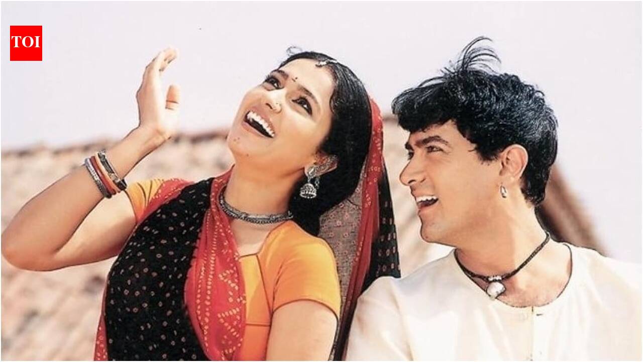 Aamir Khan and Gracy Singh recreate iconic Bhuvan and Gauri romance during emotional script reading session for 25th anniversary of 'Lagaan' - Watch |