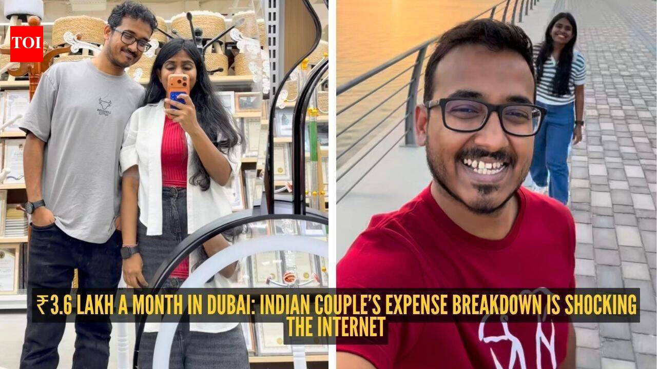 Indian Couple Expenses In Dubai: ₹3.6 lakh a month in Dubai: Indian couple’s expense breakdown is shocking the internet |