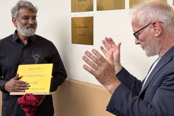SS Rajamouli inducted into France's Institut Lumiere's 'Wall of Filmmakers'; 'Varanasi' director says 'India is a huge treasure trove of stories' |
