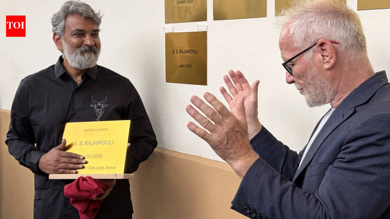 SS Rajamouli inducted into France's Institut Lumiere's 'Wall of Filmmakers'; 'Varanasi' director says 'India is a huge treasure trove of stories' |