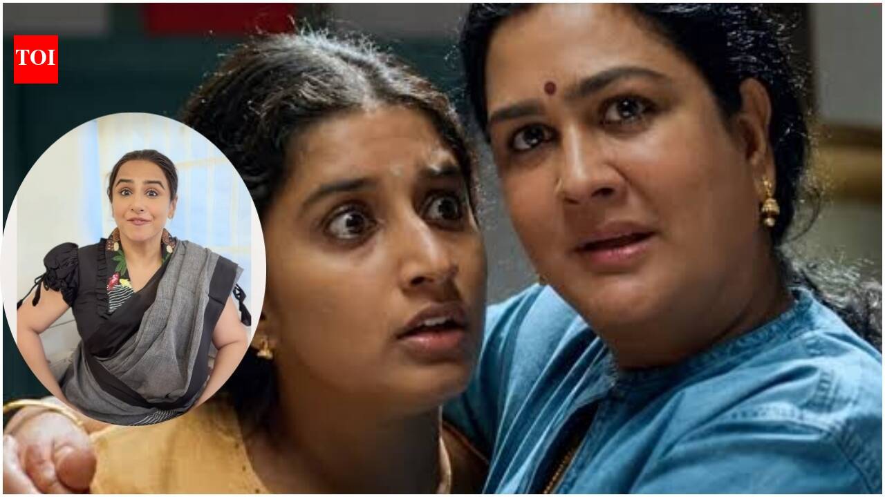 Vidya Balan: Urvashi's iconic 'Achuvinte Amma' scene gets a Vidya Balan TWIST; Keerthy Suresh, Anjali Menon and more react |